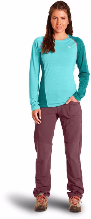 Ortovox 120 Cool Tec Fast Upward Long-Sleeve Base Layer Top - Women's