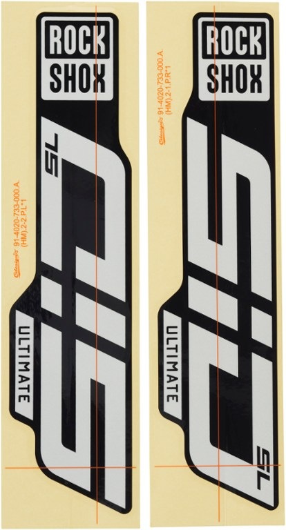 RockShox SID SL Ultimate Fork Decal Kit