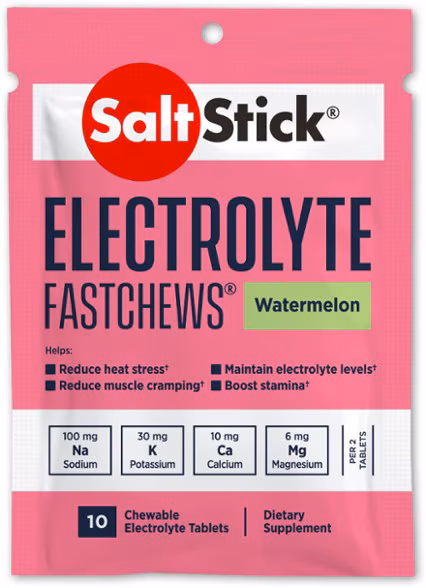 SaltStick FastChews Chewable Electrolyte Tablets - 10 Tablets