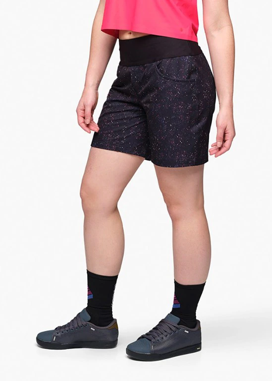 SHREDLY Limitless Stretch Waistband High-Rise Bike Shorts - Women's