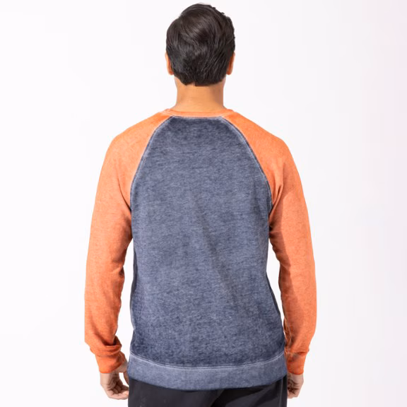 Threads 4 Thought Colorblock Raglan Fleece Crew Sweatshirt - Men's
