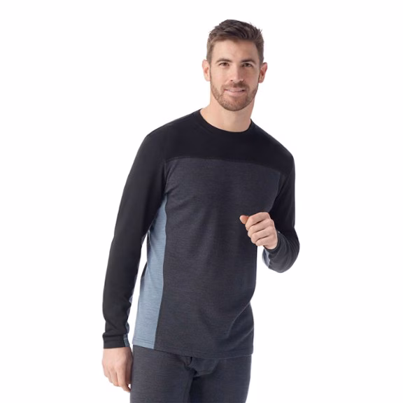 Smartwool Classic Thermal Merino Colorblock Crew Base Layer Top - Men's