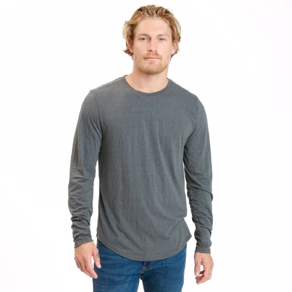 Threads 4 Thought Triblend Raglan Crew Long-Sleeve T-Shirt - Men's