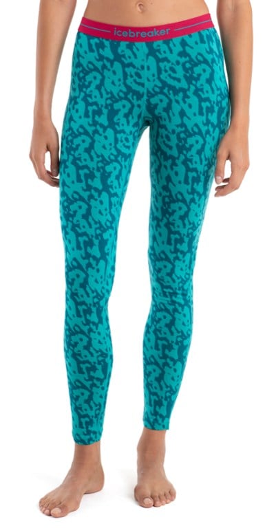Icebreaker 200 Oasis Macro Forms Base Layer Leggings - Women's