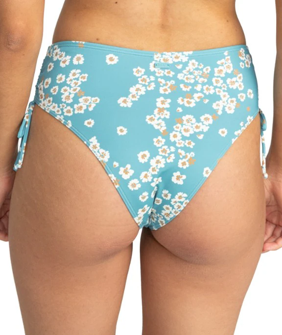 Roxy Printed Beach Classics Mod Lace-Up Swimsuit Bottoms - Women's