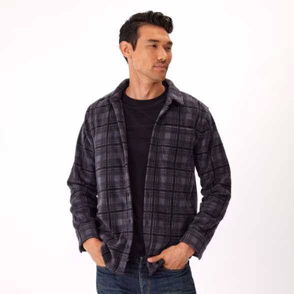 Threads 4 Thought El Paso Plaid Fleece Shirt Jacket - Men's