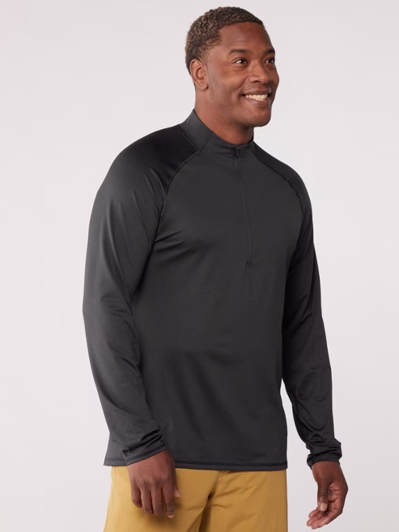 REI Co-op Lightweight Base Layer Long-Sleeve Zip-Neck Top - Men's Tall Sizes