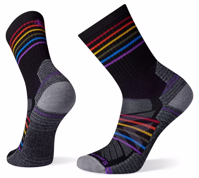 Smartwool Hike Light Cushion Pride Pattern Crew Socks