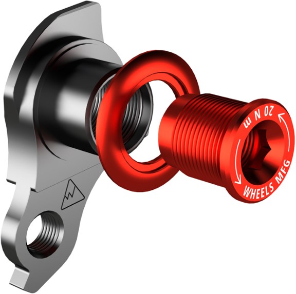 Wheels Manufacturing Universal Derailleur Hanger 487-1 for SRAM UDH Trek ABP MTB Frames - Red