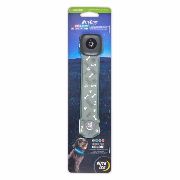 Nite Ize NiteDog Disc-O Select Rechargeable LED Collar Cover