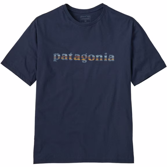 Patagonia 73 Text Logo Organic T-Shirt - Men's