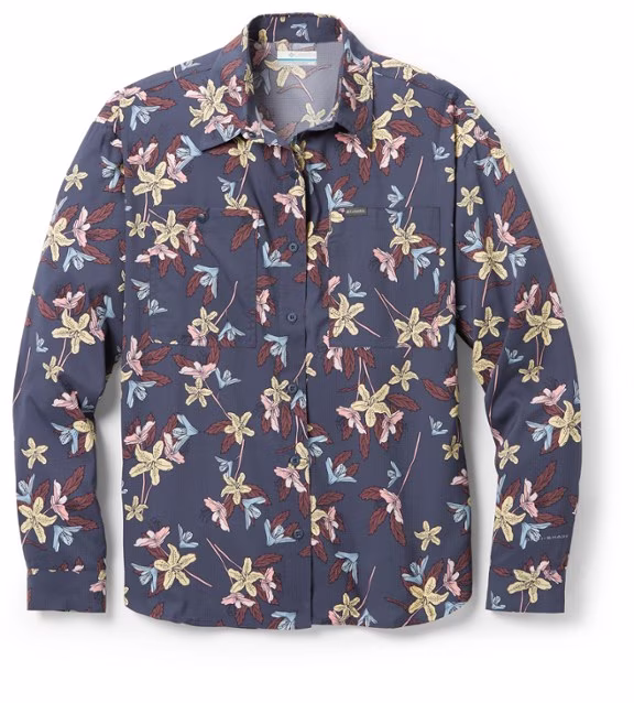 Columbia Silver Ridge Utility Patterned Long-Sleeve Shirt - Women's
