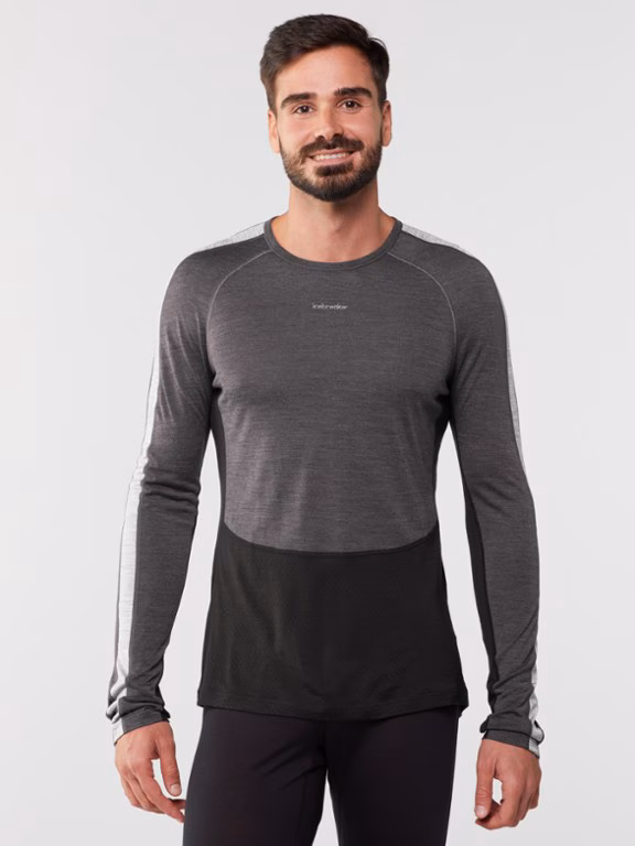Icebreaker 125 ZoneKnit Long-Sleeve Crewe Base Layer Top - Men's