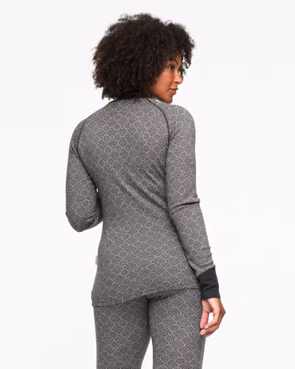 Kari Traa Voss Cashmere Mix Half-Zip Base Layer Top - Women's