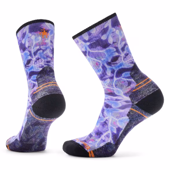 Smartwool Hike Light Cushion Floral Print Crew Socks - Women's