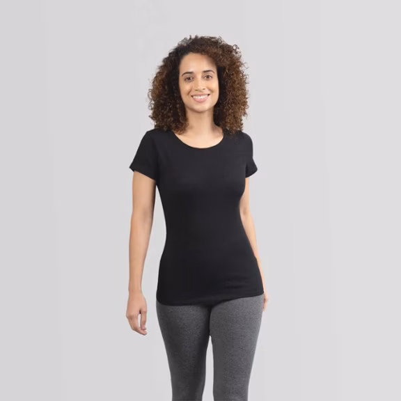 Arms of Andes 160 Ultralight Alpaca Wool Crew Neck Base Layer T-Shirt - Women's