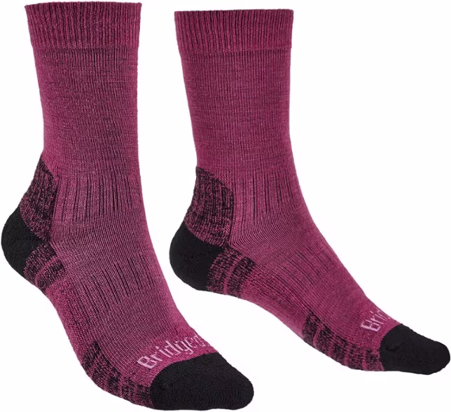 Bridgedale Hike Lightweight Boot Socks - Berry - Women's
