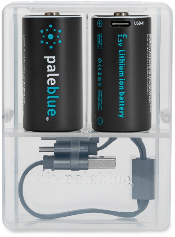 Paleblue Lithium Ion Rechargeable C Batteries - Package of 2