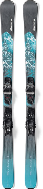 Nordica Wild Belle 78 CA Skis with Bindings - Women's - 2024/2025