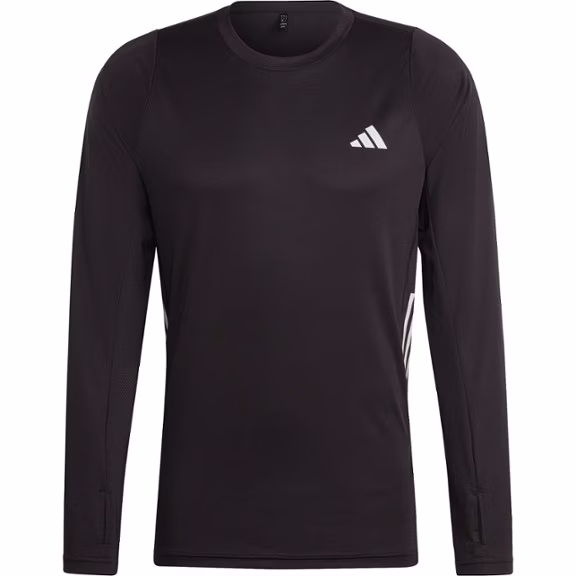 adidas Run Icons 3-Stripes Long-Sleeve T-Shirt - Men's