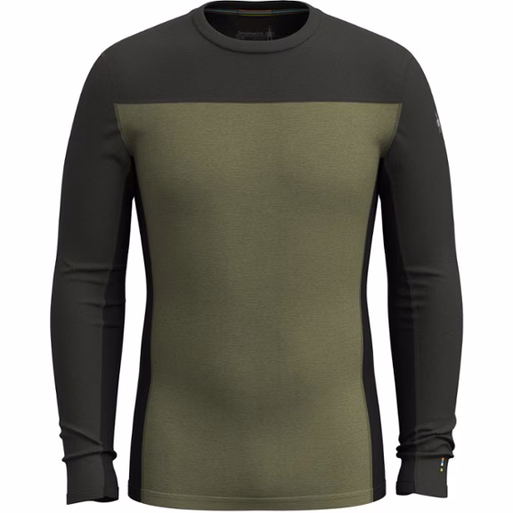 Smartwool Classic Thermal Merino Colorblock Crew Base Layer Top - Men's