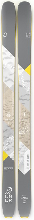 WNDR Alpine Vital 98 Camber Skis - 2023/2024