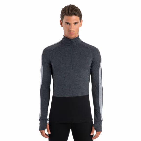 Icebreaker 200 ZoneKnit Merino Long-Sleeve Half-Zip Thermal Base Layer Top - Men's