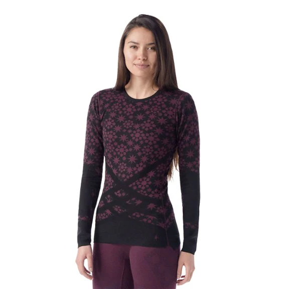 Smartwool Intraknit Thermal Merino Pattern Crew Base Layer Top - Women's