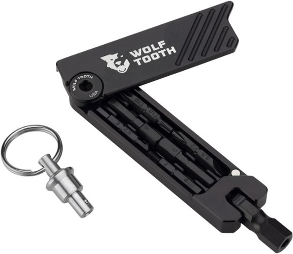 Wolf Tooth Components 6-Bit Hex Wrench Bike Multi-Tool with Keyring