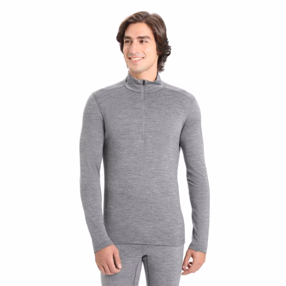 Icebreaker Merino 200 Oasis Long-Sleeve Half-Zip Thermal Base Layer Top - Men's