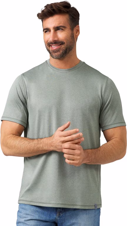 Free Country Tech Jacquard Crew T-Shirt - Men's