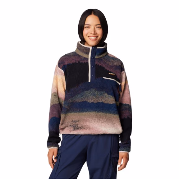 Columbia Helvetia II Cropped Half-Snap Fleece Pullover - Women's
