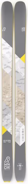 WNDR Alpine Vital 98 Camber Skis - 2023/2024