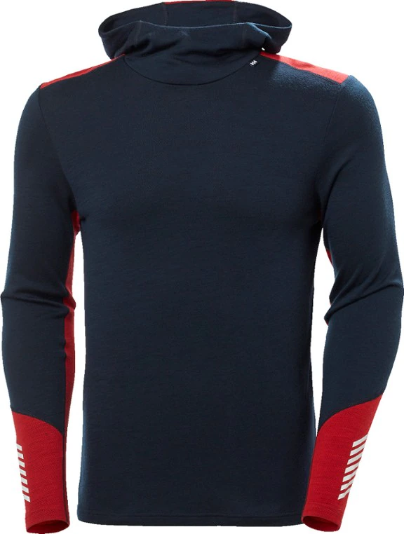 Helly Hansen LIFA Merino Midweight 2-In-1 Base Layer Hoodie - Men's