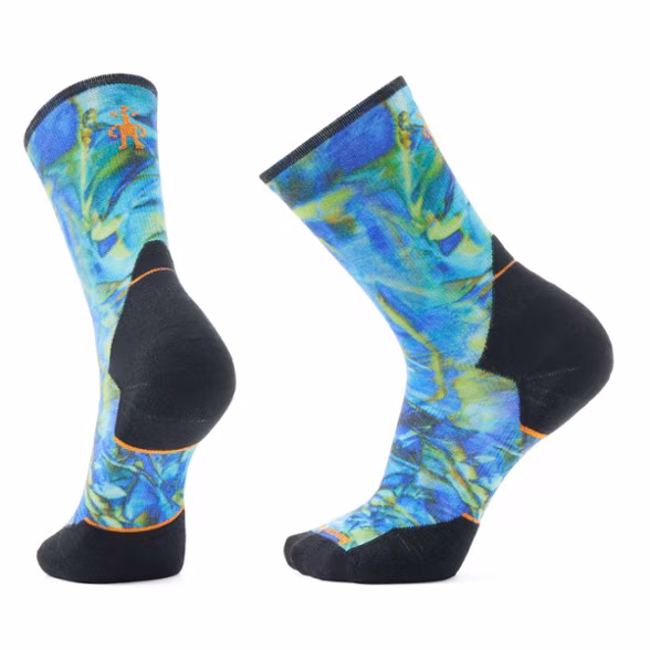 Smartwool Trail Run Targeted Cushion Reflections Print Crew Socks - Men's