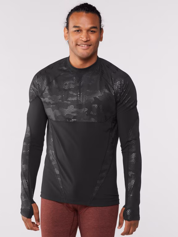 Seirus Heatwave Body Mapped Long-Sleeve Base Layer Crew Top - Men's
