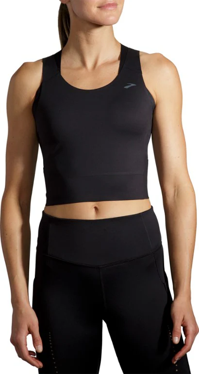 Brooks Run Within Crop Tank Top - Women's