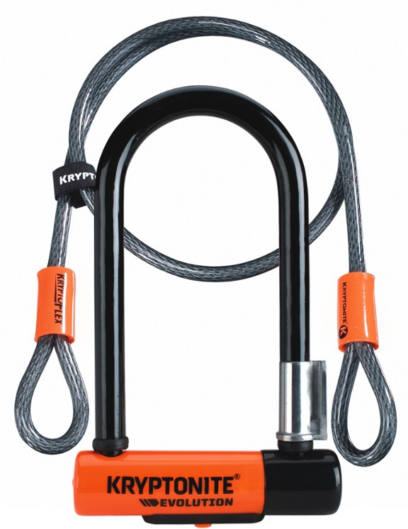 Kryptonite Evolution Mini U-Lock with Flex Cable