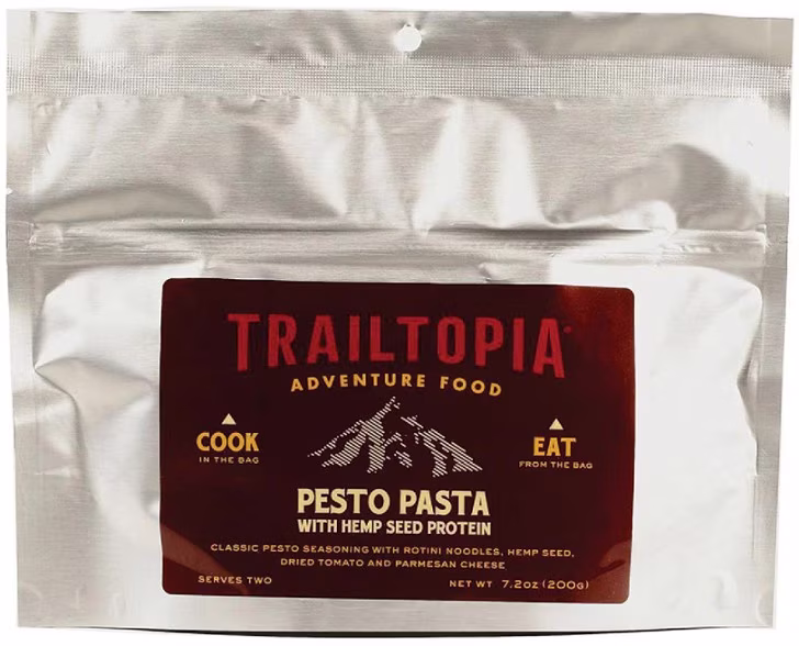 Trailtopia Pesto Pasta with Hemp Seed Protein - 2 Servings