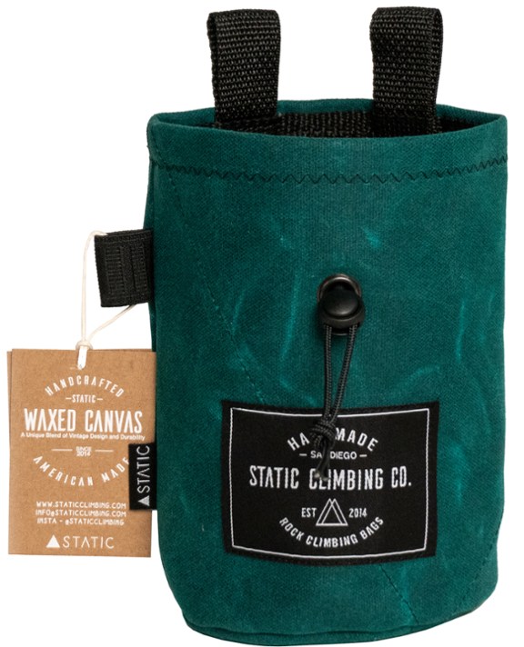 STATIC Waxed Canvas Chalk Bag