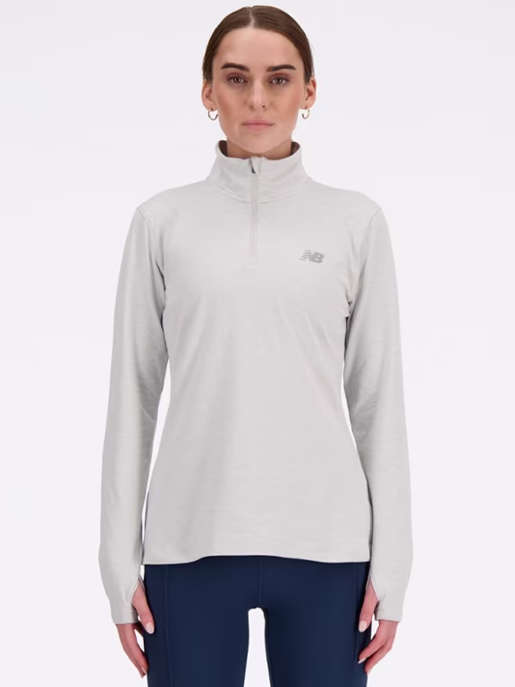 New Balance Sport Essentials Space-Dye Quarter-Zip Pullover - Women's