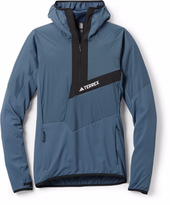adidas Techrock Ultralight Half-Zip Hooded Fleece Jacket - Men's