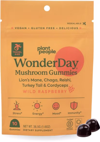 Plant People WonderDay Mushroom Gummies - 5 Servings