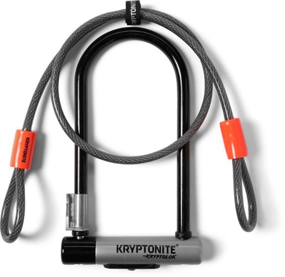 Kryptonite New-U KryptoLok Standard U-Lock with Cable
