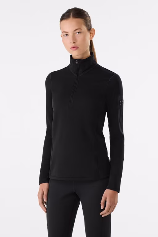 Arc'teryx Rho Heavyweight Zip-Neck Base Layer Top - Women's