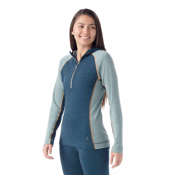 Smartwool Classic Thermal Merino Half-Zip Base Layer Hoodie - Women's