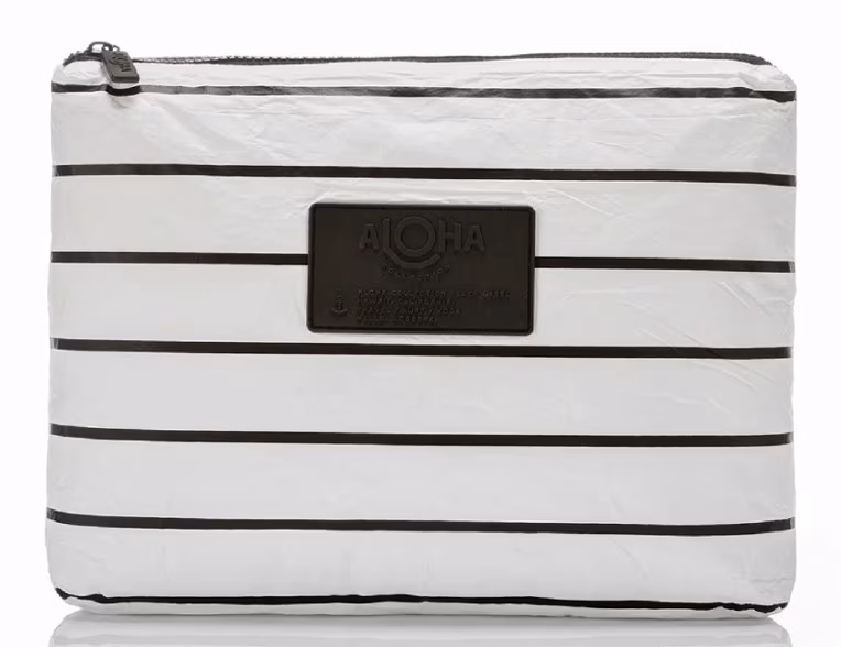 ALOHA Collection Pinstripe Mid Pouch