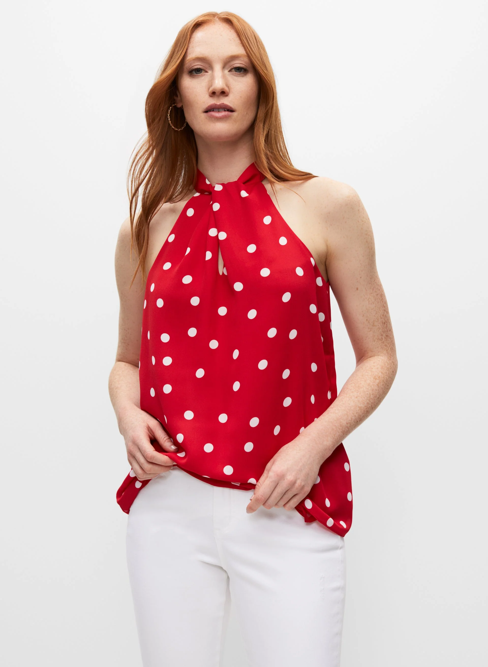 Polka Dot Halter Top