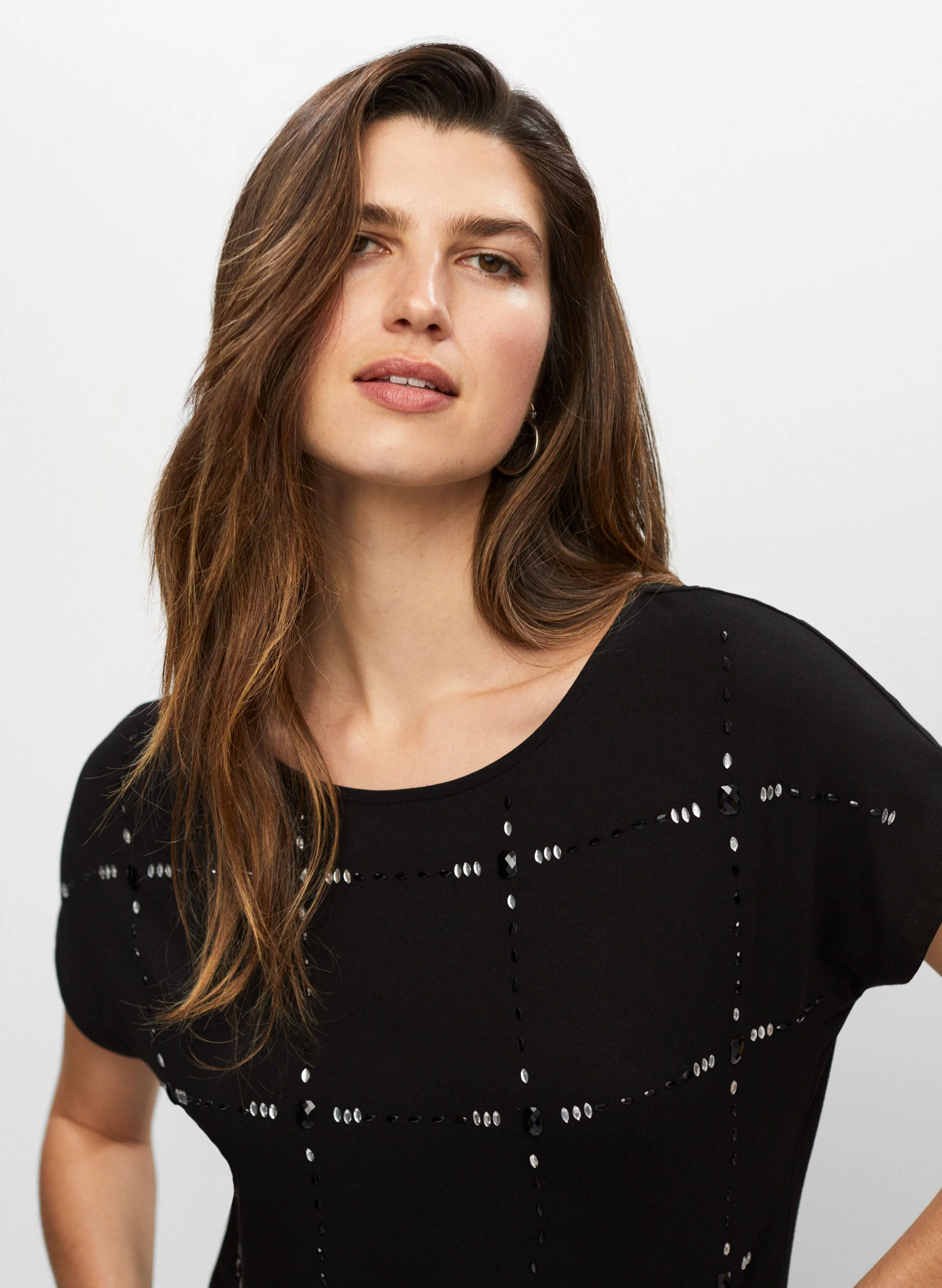Jewel Detail Tee