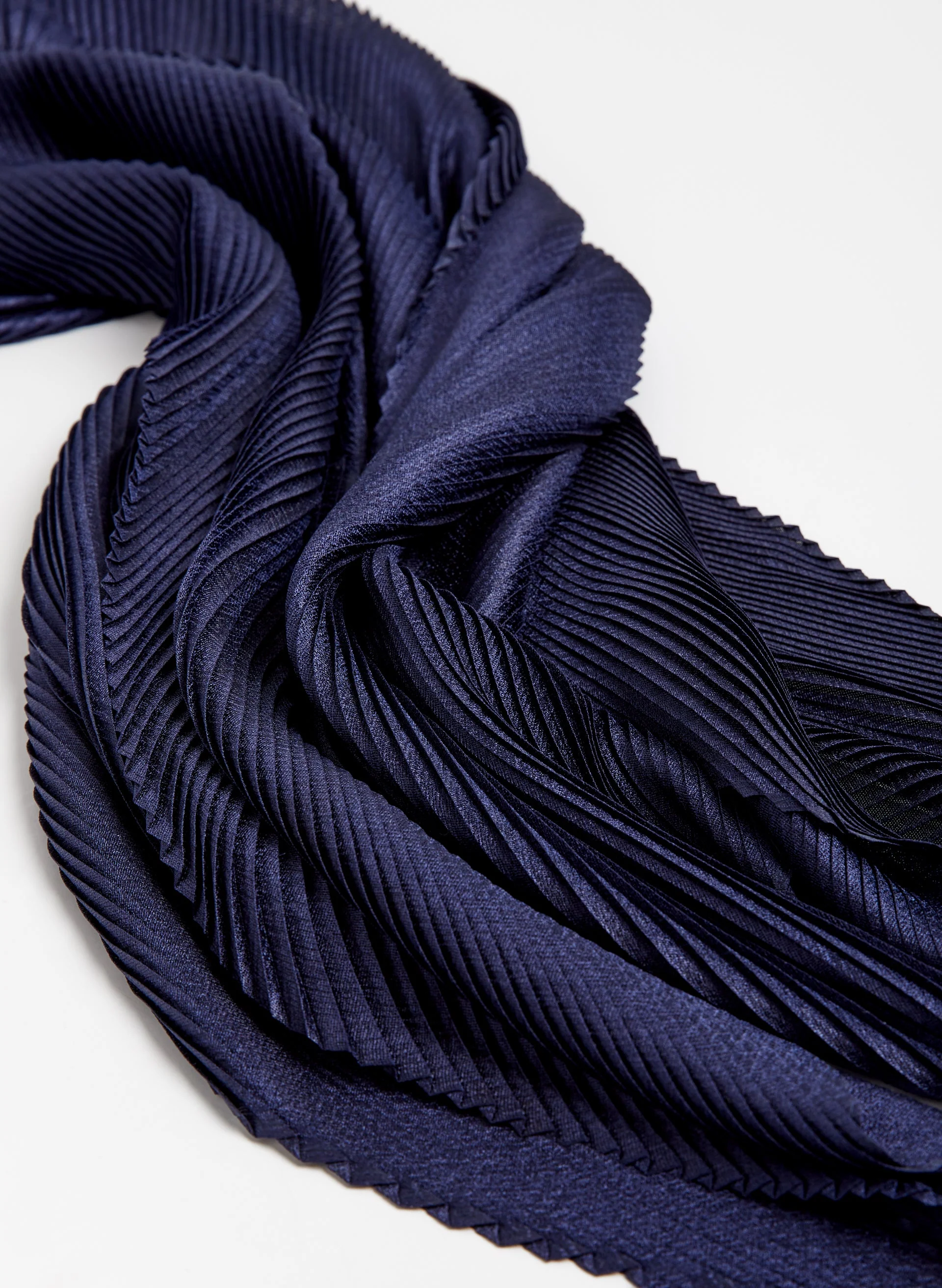 Shimmering Pleated Scarf